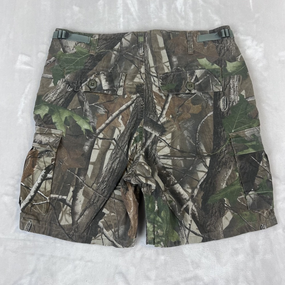 Vintage Red Head Shorts Mens Medium Camo Cargo Grunge Hunting Outdoor Fishing - Picture 8 of 9